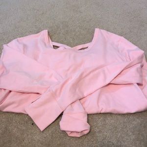 Old Navy Criss Cross Back Sweatshirt NWOT